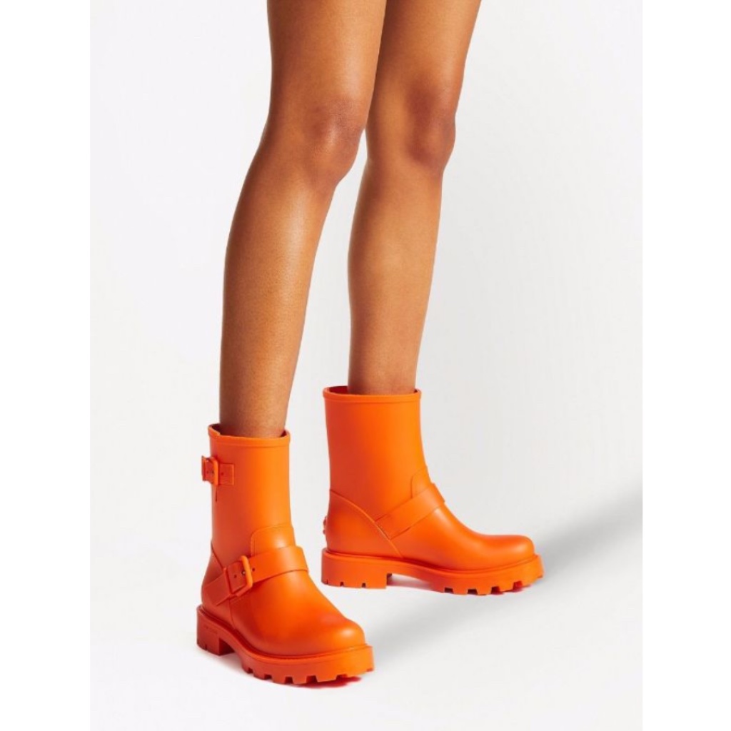 Jimmy Choo | Shoes | Nwb Jimmy Choo Orange Yael Flat Rain